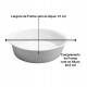 Forma 22cm 1,5 Litros Colorama Refratária Redonda Porcelana Schmidt 